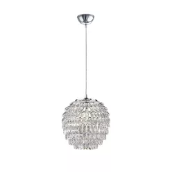   TRIO R30451906 PETTY Modern Függesztett Lámpa Ezüst E27 IP20