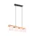 TRIO R30654001 CAMERON Többágú Függesztett Lámpa Fehér, Természetes Fa E14 IP20