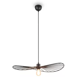   TRIO R31451032 CHAPEAU Modern Függesztett Lámpa Fekete E27 IP20