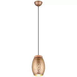   TRIO R31571065 BIDAR Egyágú Függesztett Lámpa Fém E27 IP20