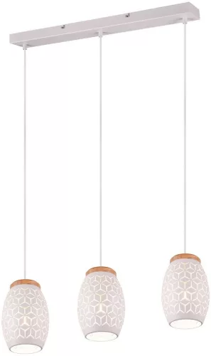 TRIO R31573031 BIDAR Többágú Függesztett Lámpa Fehér E27 IP20