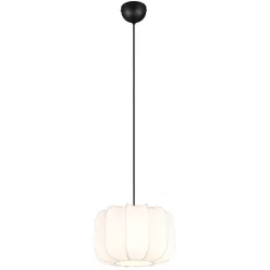   TRIO R31971001 MADELINE Modern Függesztett Lámpa Fehér, Fekete E27 IP20