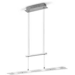   TRIO R32004107 MILOS Modern Led Függesztett Lámpa Ezüst LED IP20