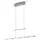TRIO R32004107 MILOS Modern Led Függesztett Lámpa Ezüst LED IP20
