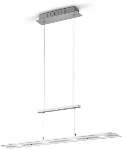 TRIO R32004107 MILOS Modern Led Függesztett Lámpa Ezüst LED IP20