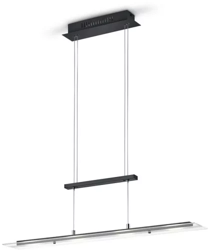 TRIO R32004132 MILOS Modern Led Függesztett Lámpa Fekete LED IP20