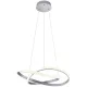 TRIO R32051107 COURSE Modern Led Függesztett Lámpa Ezüst LED IP20