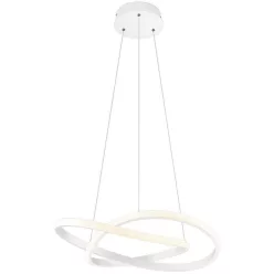  TRIO R32051131 COURSE Modern Led Függesztett Lámpa Fehér LED IP20