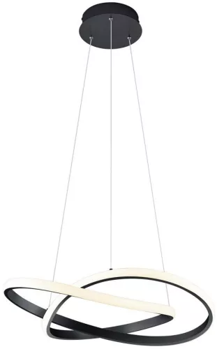 TRIO R32051132 COURSE Modern Led Függesztett Lámpa Fekete LED IP20
