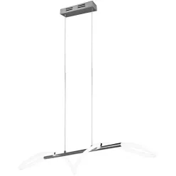  TRIO R32361106 ARGOS Modern Led Függesztett Lámpa Ezüst LED IP20