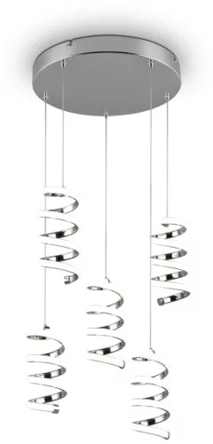 TRIO R34185306 LAOL Többágú Függesztett Lámpa Ezüst LED IP20