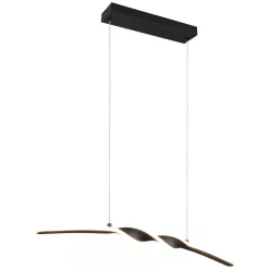   TRIO R35791132 GINKO Modern Led Függesztett Lámpa Fekete LED IP20