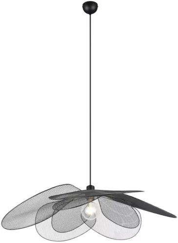 TRIO R36291032 FLEURE Modern Függesztett Lámpa Fekete E27 IP20