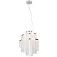 TRIO R37341106 POMP Kristály Függesztett Lámpa Ezüst LED IP20