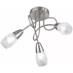 TRIO R60023007 COLMAR Mennyezeti Csillár Ezüst E14 IP20
