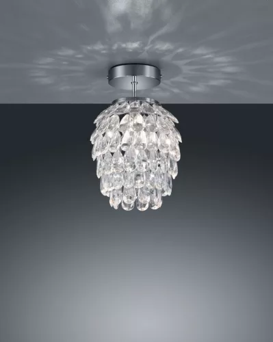TRIO R60451006 PETTY Modern Mennyezeti Lámpa Ezüst E14 IP20