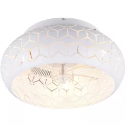 TRIO R61574031 BIDAR Ventilátoros lámpa Fehér E27 IP20