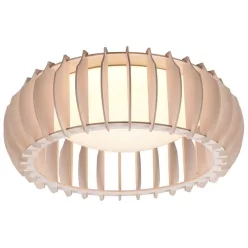   TRIO R62171130 MONTE Japandi Mennyezeti Lámpa Sötét Fa, Világos Fa LED IP20