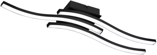 TRIO R62473132 ROUTE Modern LED Mennyezeti Lámpa Fekete LED IP20