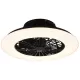 TRIO R62522132 STRALSUND Ventilátoros lámpa Fekete LED IP20
