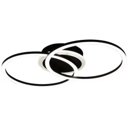   TRIO R62783132 VENIDA Modern LED Mennyezeti Lámpa Fekete LED IP20