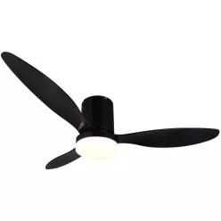   TRIO R64202132 GÖTEBORG Ventilátoros lámpa Fekete LED IP20