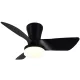 TRIO R64412132 RANDERS Ventilátoros lámpa Fekete LED IP20