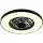 TRIO R64462102 LINKÖPING Ventilátoros lámpa Fekete LED IP20