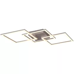   TRIO R64493187 TRAIL Modern LED Mennyezeti Lámpa Ezüst LED IP20
