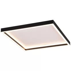   TRIO R64502932 ROTONDA Négyzetes Mennyezeti Lámpa Fekete LED IP20