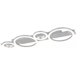   TRIO R64821106 LUMOS Modern LED Mennyezeti Lámpa Ezüst LED IP20