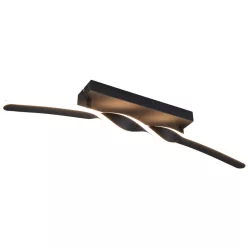   TRIO R65791132 GINKO Modern LED Mennyezeti Lámpa Fekete LED IP20