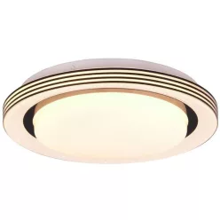 TRIO R67042832 ATRIA Kerek Mennyezeti Lámpa Fekete LED IP20