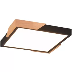   TRIO R67191132 META Négyzetes Mennyezeti Lámpa Fekete LED IP20