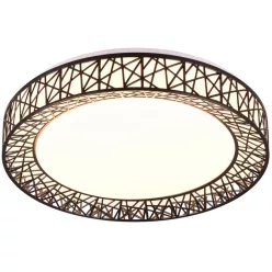   TRIO R67321102 CLUSTER Ernyős Mennyezeti Lámpa Fekete LED IP20