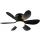 TRIO R67462132 LUND Ventilátoros lámpa Fekete LED IP20