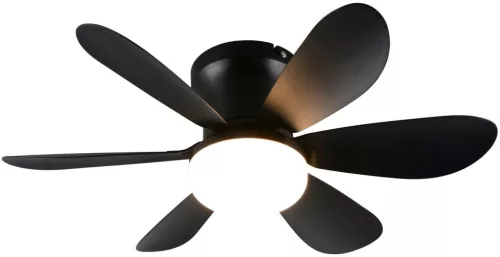 TRIO R67462132 LUND Ventilátoros lámpa Fekete LED IP20