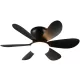TRIO R67462132 LUND Ventilátoros lámpa Fekete LED IP20