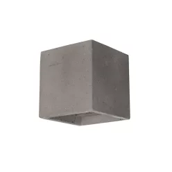 kültéri fali lámpa szürke színű vázzal és beton testtel kerti használatra viokef-4096901 - moretti.hu