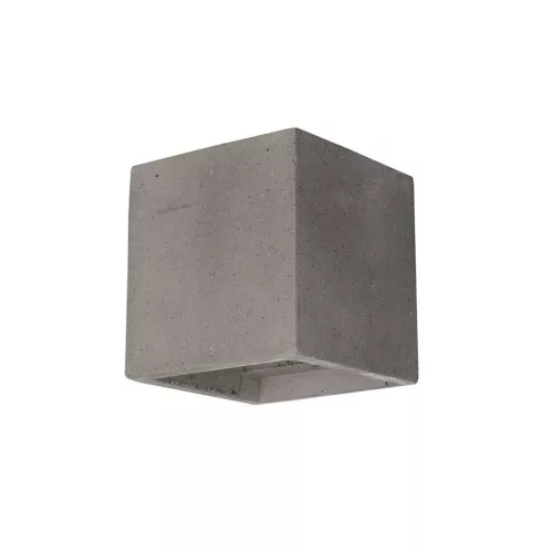 kültéri fali lámpa szürke színű vázzal és beton testtel kerti használatra viokef-4096901 - moretti.hu