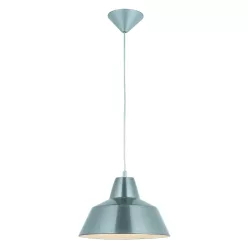 függesztett lámpa ezüst színű vázzal és fém testtel beltéri használatra viokef-4105601 - moretti.hu
