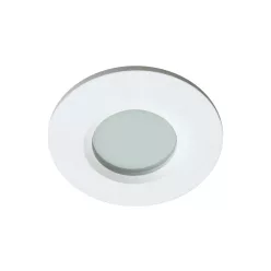 fürdőszobai beépíthető lámpa fehér színű vázzal és fém testtel beltéri használatra viokef-4151400 - moretti.hu