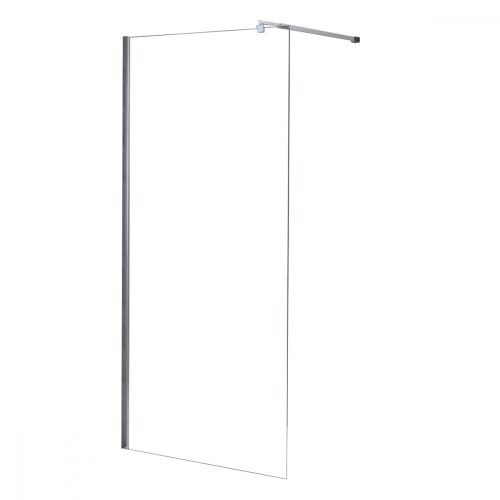 River walk in shower wall 70x190 cm chrome