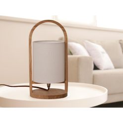 Asztali lámpa tömör fa E27 / 60W - WRE171