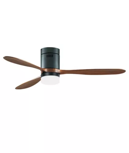 ventilátoros lámpa fekete színű vázzal és fém testtel beltéri használatra zambelis-19144 - moretti.hu