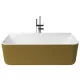 Kivu Wall kád_80x175_Oro Metallic/Blanco Brillo