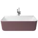 Kivu Wall kád_80x175_Rosa Metallic/Blanco Brillo