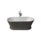 Heritage szabadonálló kád_80x170_Moka/Blanco Mate