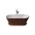 Heritage szabadonálló kád_80x170_Cobre Metallic/Blanco Mate