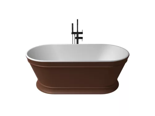 Heritage szabadonálló kád_80x170_Cobre Metallic/Blanco Mate